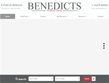 Tablet Screenshot of benedictsofbristol.co.uk